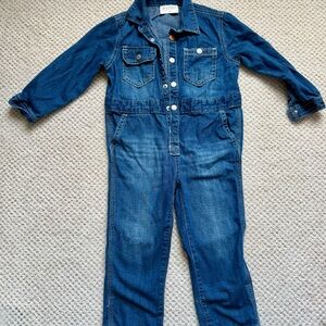 Kids Denim Jumpsuit
